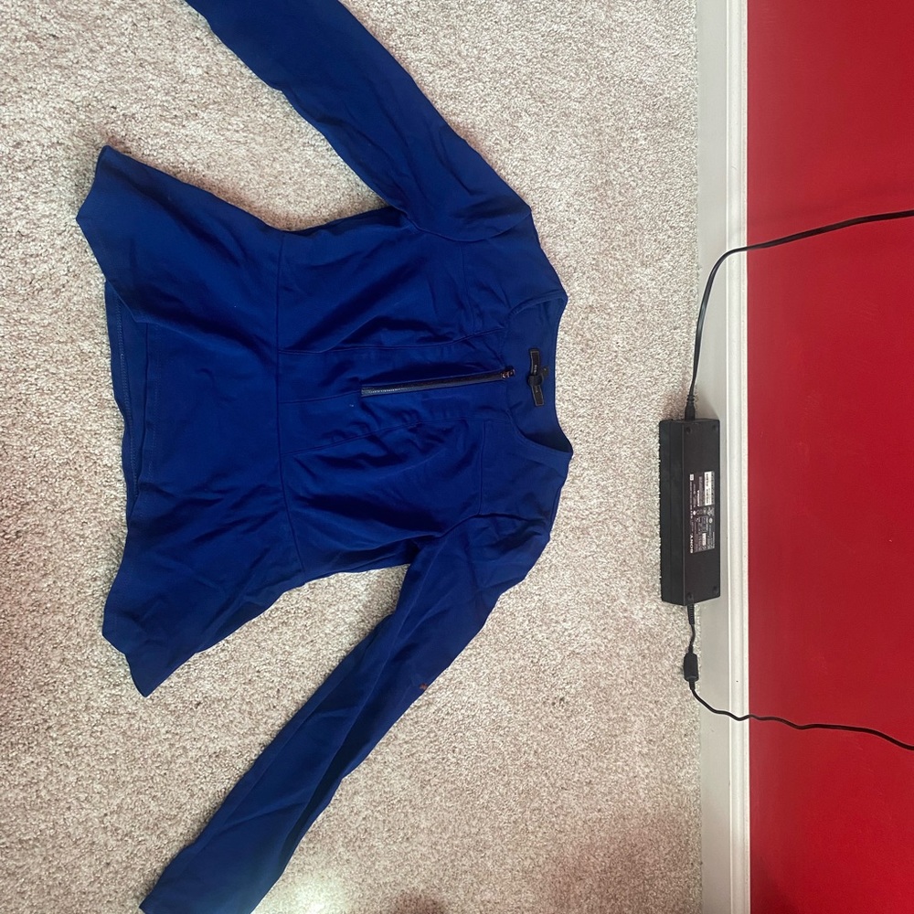 blue long sleeve formal shirt size small